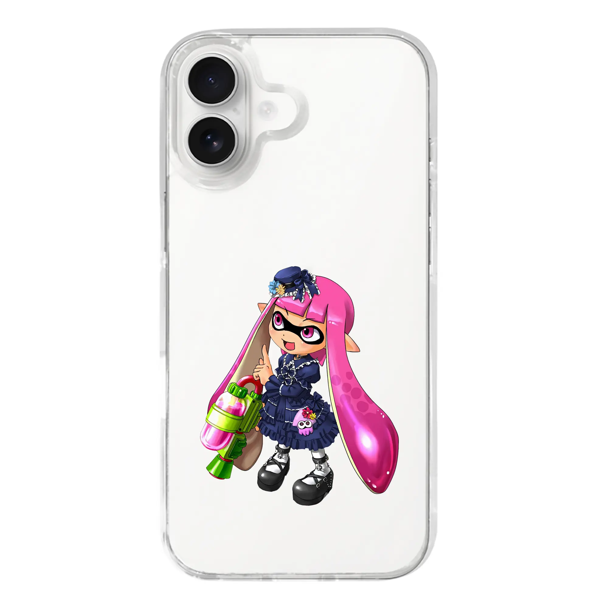 スプラトゥーン グッズ,インクリング - iPhone 17シリーズ 透明スマホケース – 薄型・耐衝撃・精密フィット保護カバー